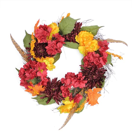 fall wreaths for the front door 	